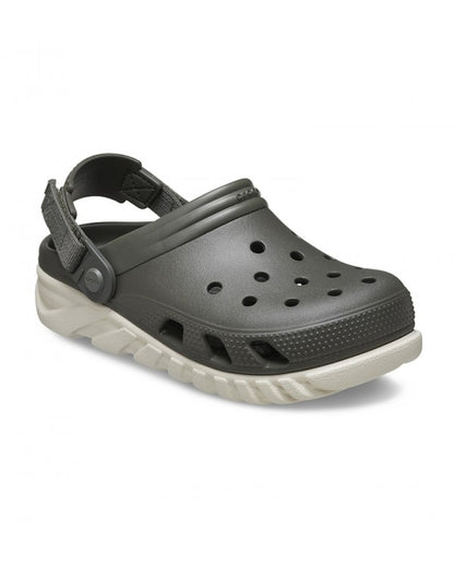 Unisex Adult-Crocs-Duet Clog 208776-3J8 Dusty Olive/Stucco-UK-9