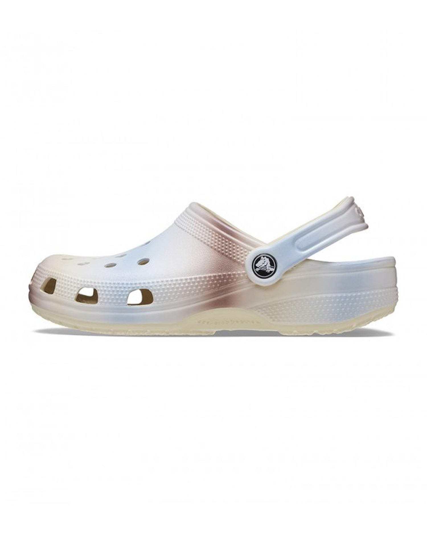 Unisex Adult-Crocs-Classic Clog 208981-2Y3 Bone/Multi-UK-10