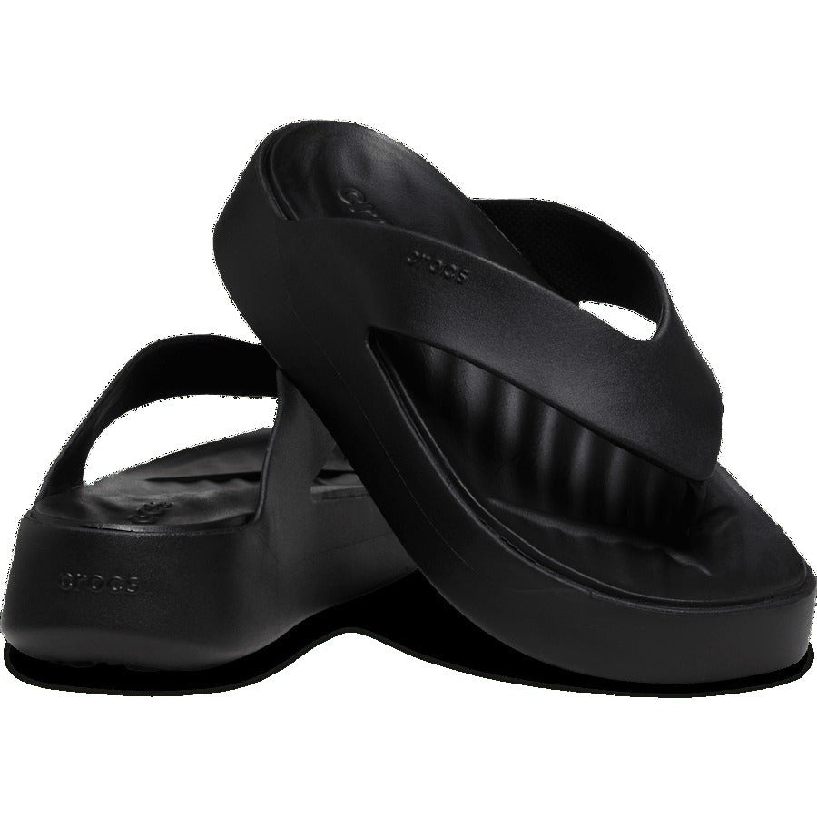 Crocs Geataway Platform Flip — Black (209410-001)