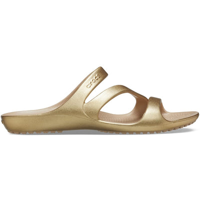 Crocs Metallicgold Slide — Women
