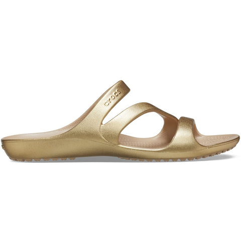 Crocs Metallicgold Slide — Women