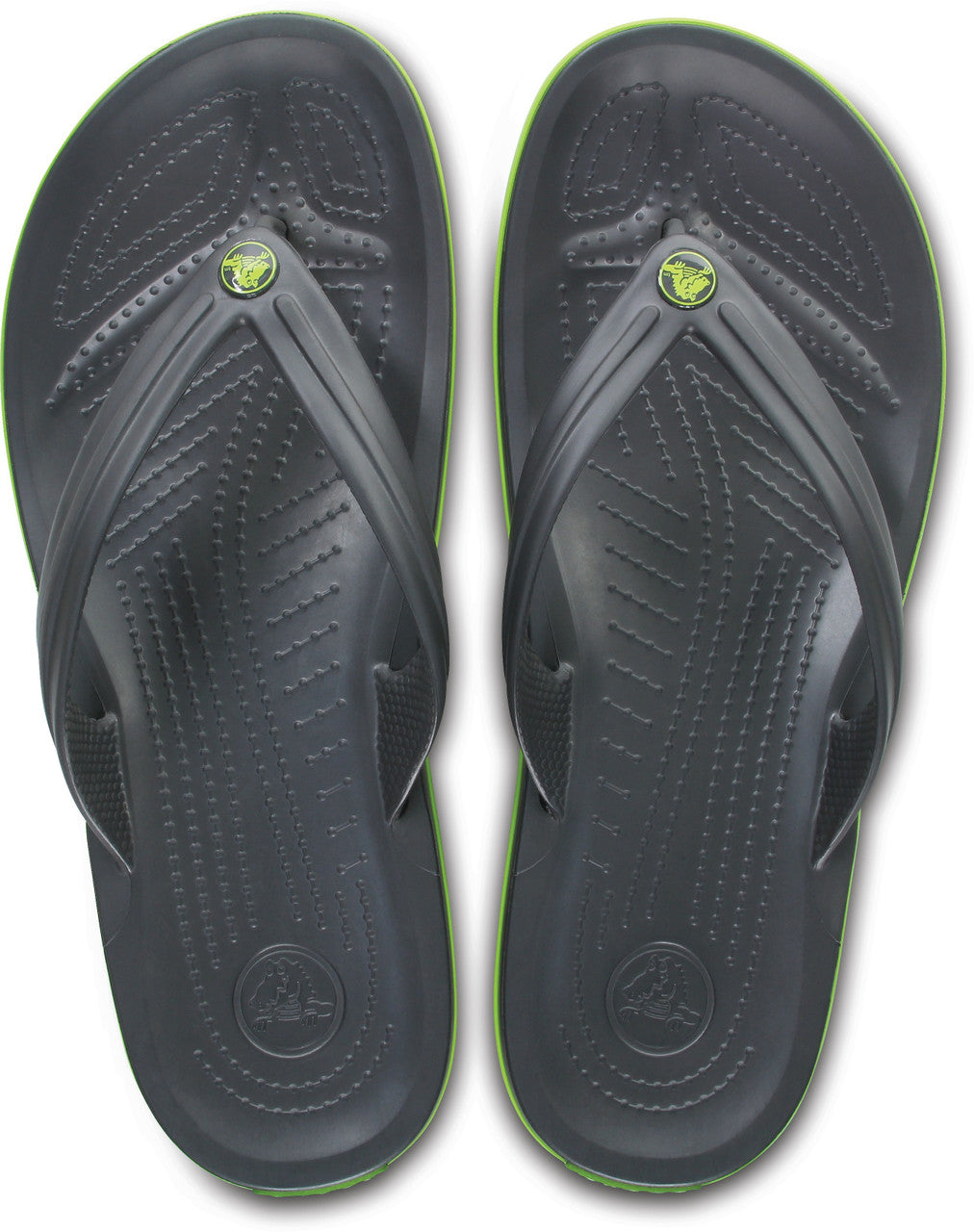 Crocband-Flip-Unisex Adult-Graphite/Volt Green-11033-0A1