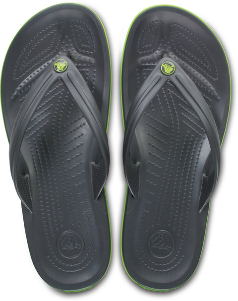 Crocband-Flip-Unisex Adult-Graphite/Volt Green-11033-0A1