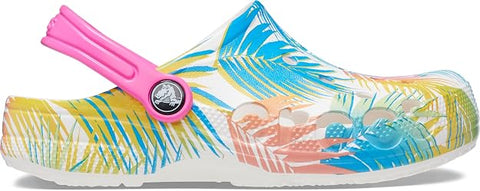 Crocs Baya Clog — Boys, Tropical/White (208735)