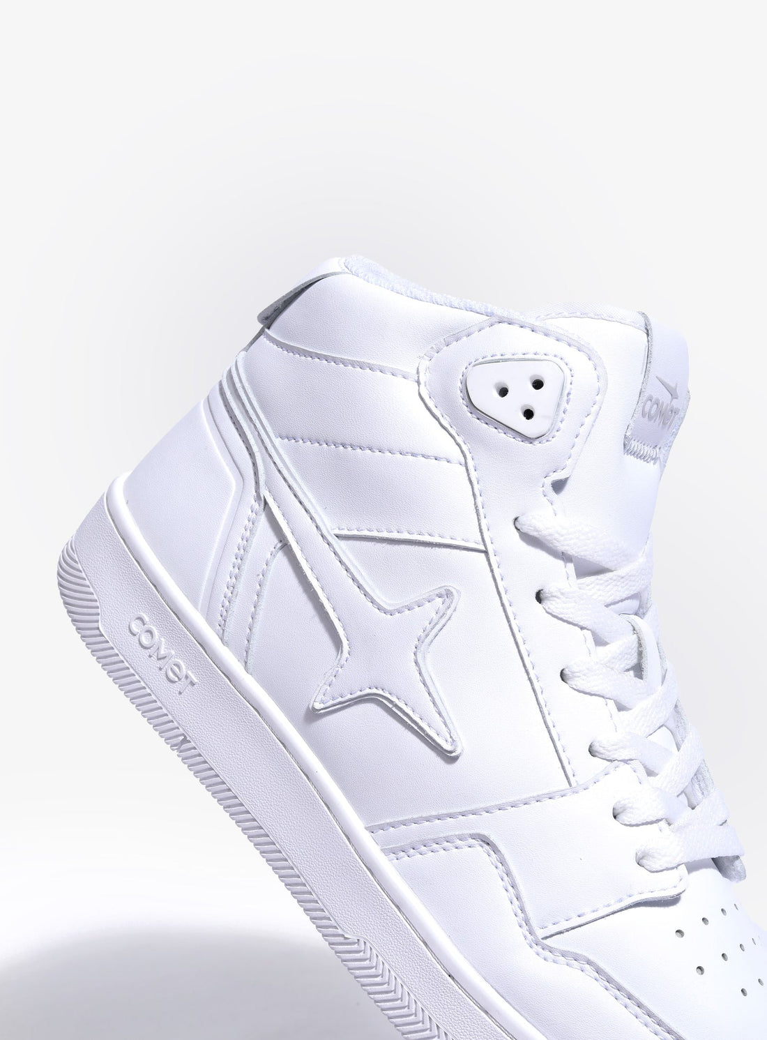 COMET-HIGH TOP SNEAKER WHITE