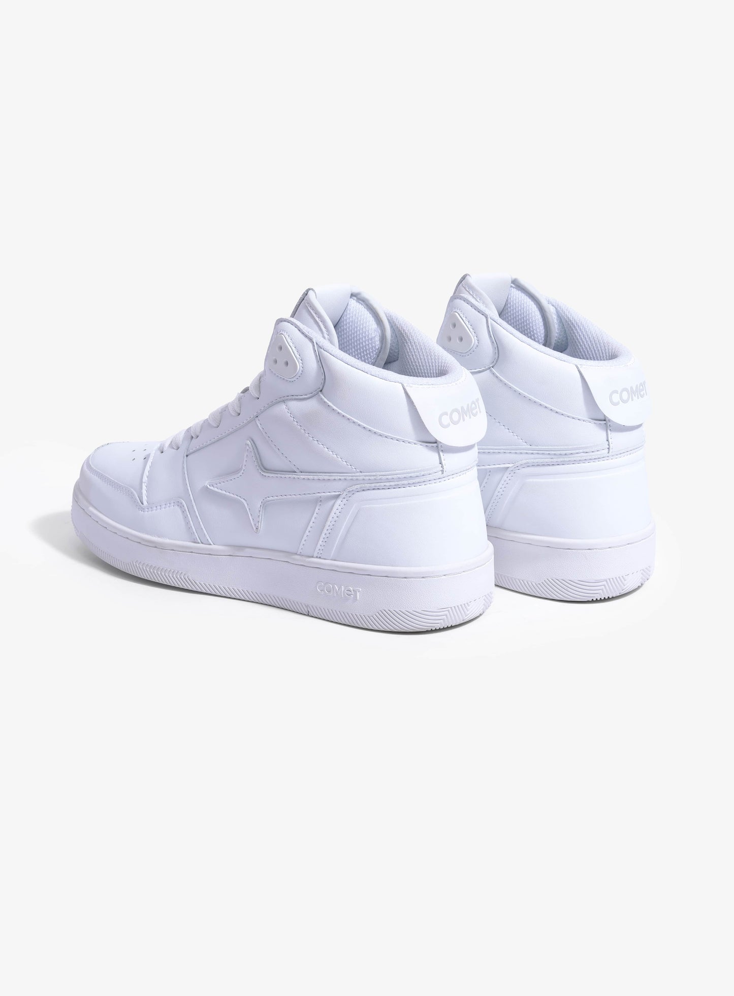 COMET-HIGH TOP SNEAKER WHITE