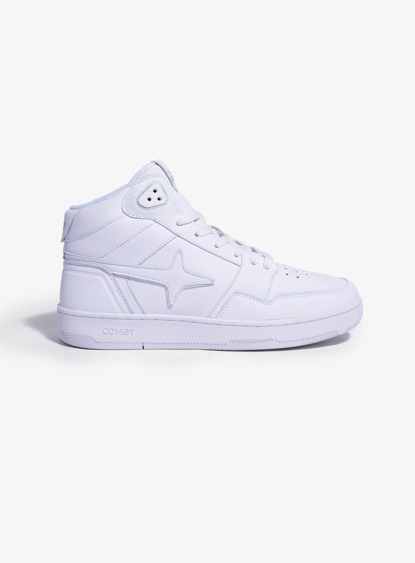 COMET-HIGH TOP SNEAKER WHITE