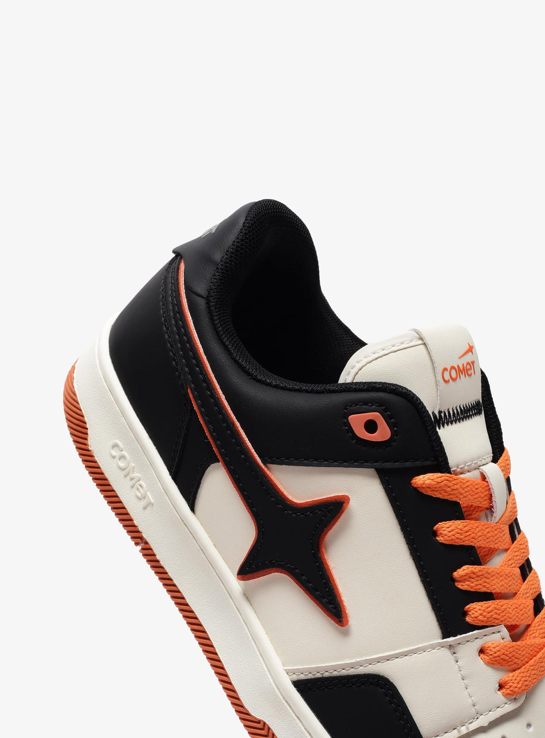 COMET-LOW TOP SNEAKER BLACK ORANGE