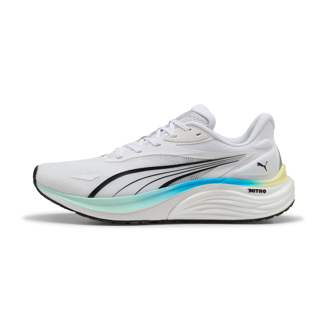 Puma Electrify NITRO 4 PUMA White/Mint Melt/Speed Blue